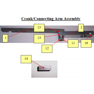 Patty-O-Matic 330A Crank / Connecting Arm Assembly